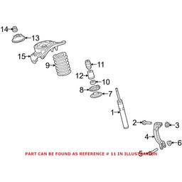 Audi Suspension Strut Bumper - Front 8R0412131D